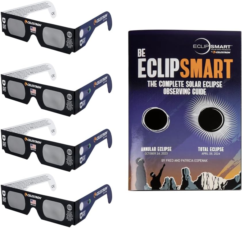Helioclipse [12 Pack] Solar Eclipse Glasses Nasa Approved 2024 - Iso Certified 12312-2 & Ce Certfied Direct Solar Eclipse Viewing Glasses