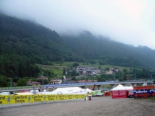 The low-lying clouds are hiding the true height