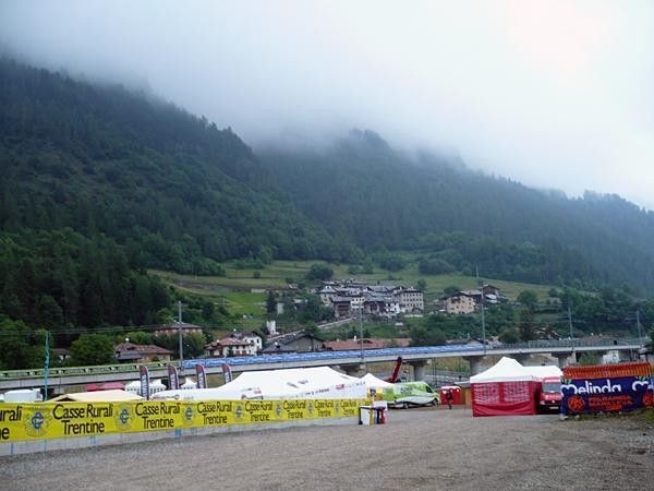 The low-lying clouds are hiding the true height