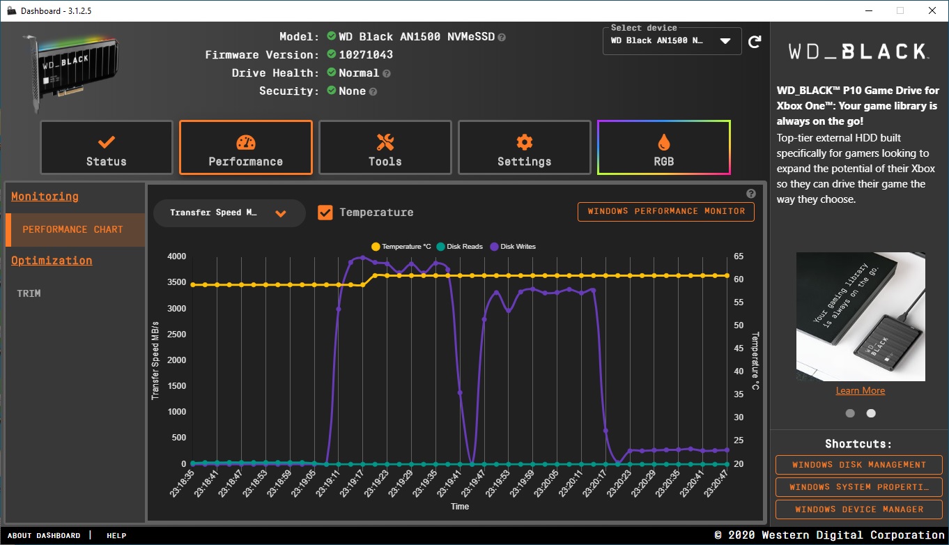 WD Black AN1500 SSD