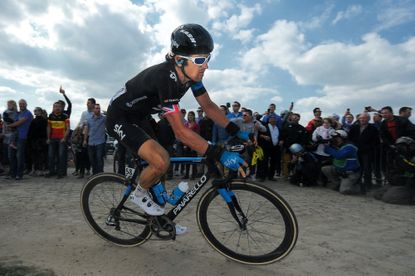 Geraint Thomas at the 2014 Paris-Roubaix