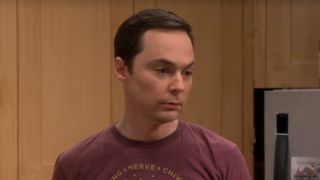 Sheldon in kitchen on The Big Bang Theory