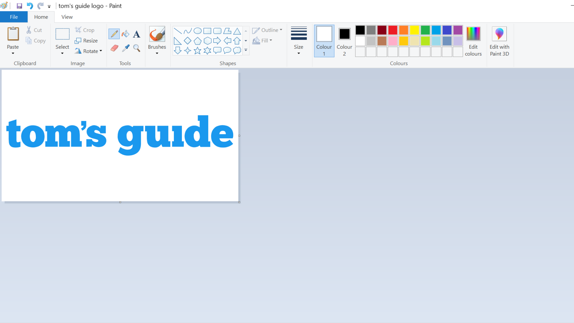 How to edit images in Microsoft Paint | Tom's Guide