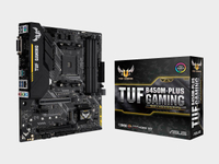 Asus Tuf B450M-Plus Gaming | $69.99 on Newegg (save $30)
If small form-factor PCs are your thing, then Asus has you covered with this mATX AMD motherboard. It only supports up to eight-cores, but that includes up to 2nd-gen Ryzen processors.