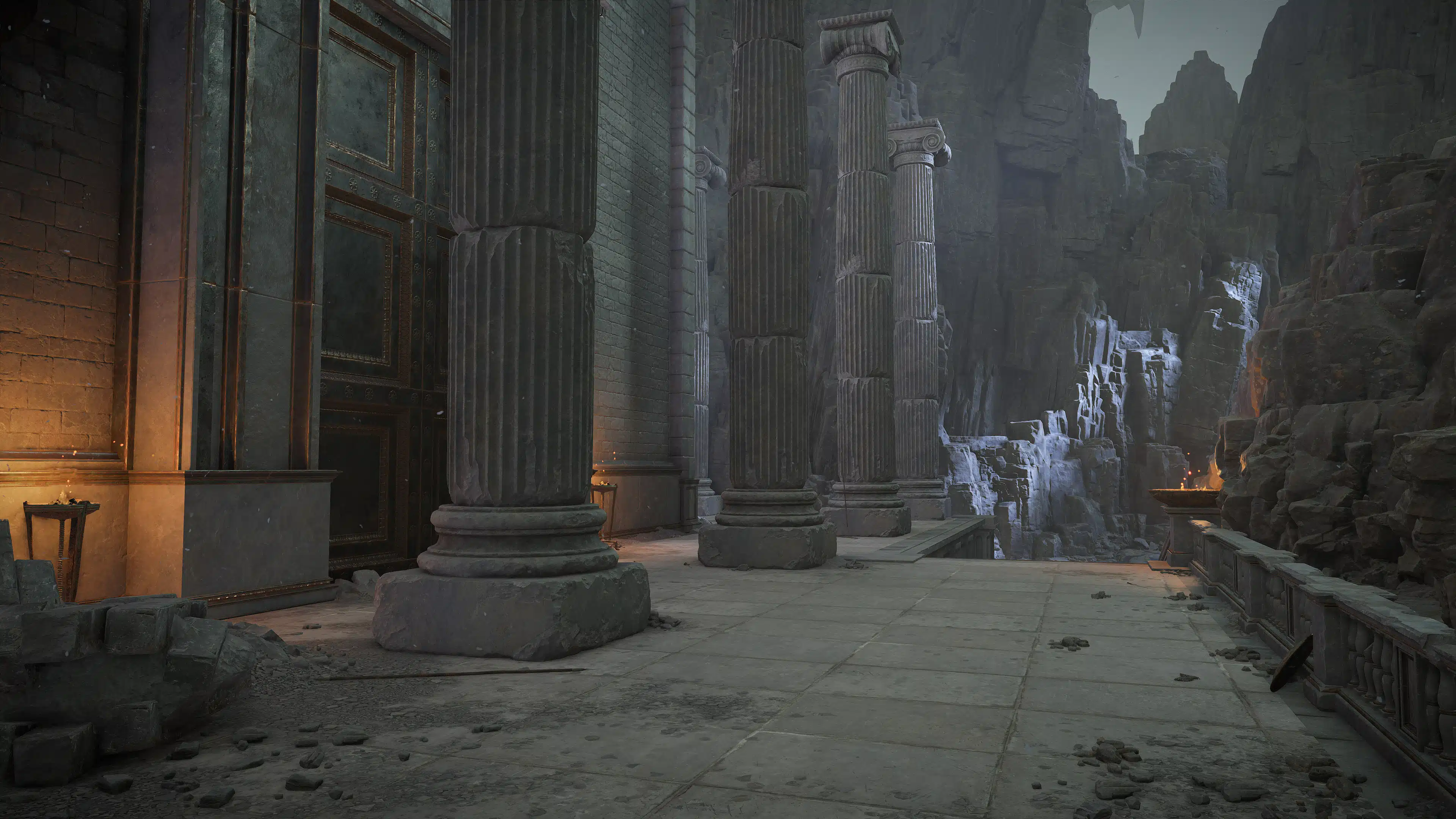 Several images depicting (potentially) a cancelled God of War multiplayer game.