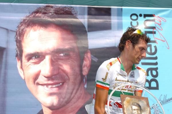 Pozzato on the podium