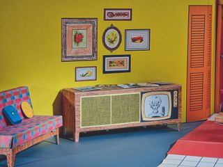 1960s interior from Barbie Dreamhouse book