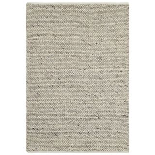 DUSK Kendal Hand Woven Wool Rug - Light Grey