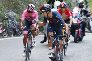 Daniel Martinez and Egan Bernal at the 2021 Giro d'Italia