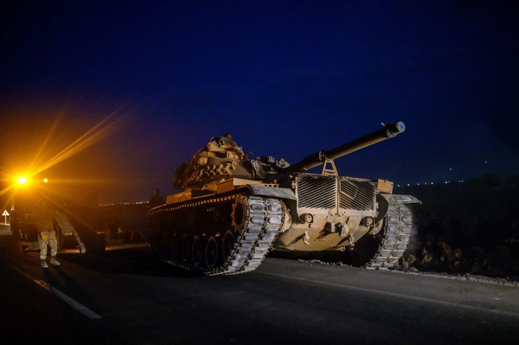 A Turkish army tank.