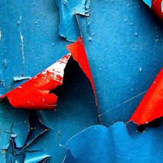 Blue, Colorfulness, Red, Carmine, Majorelle blue, Paint, Coquelicot, Art paint, Balloon, Still life photography, 