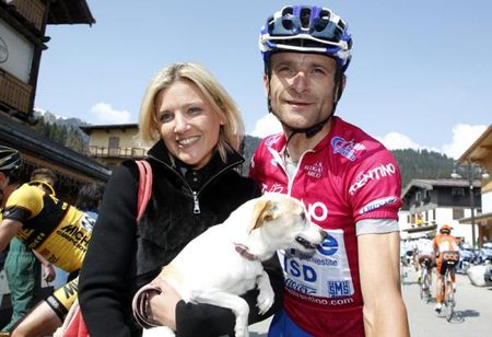 Michele Scarponi (Lampre - ISD) at the finish
