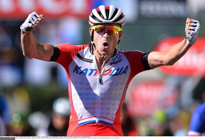 Stage 12 winner Alexander Kristoff (Katusha)