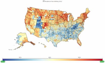 America's least-drinkingest states are Utah and...West Virginia?