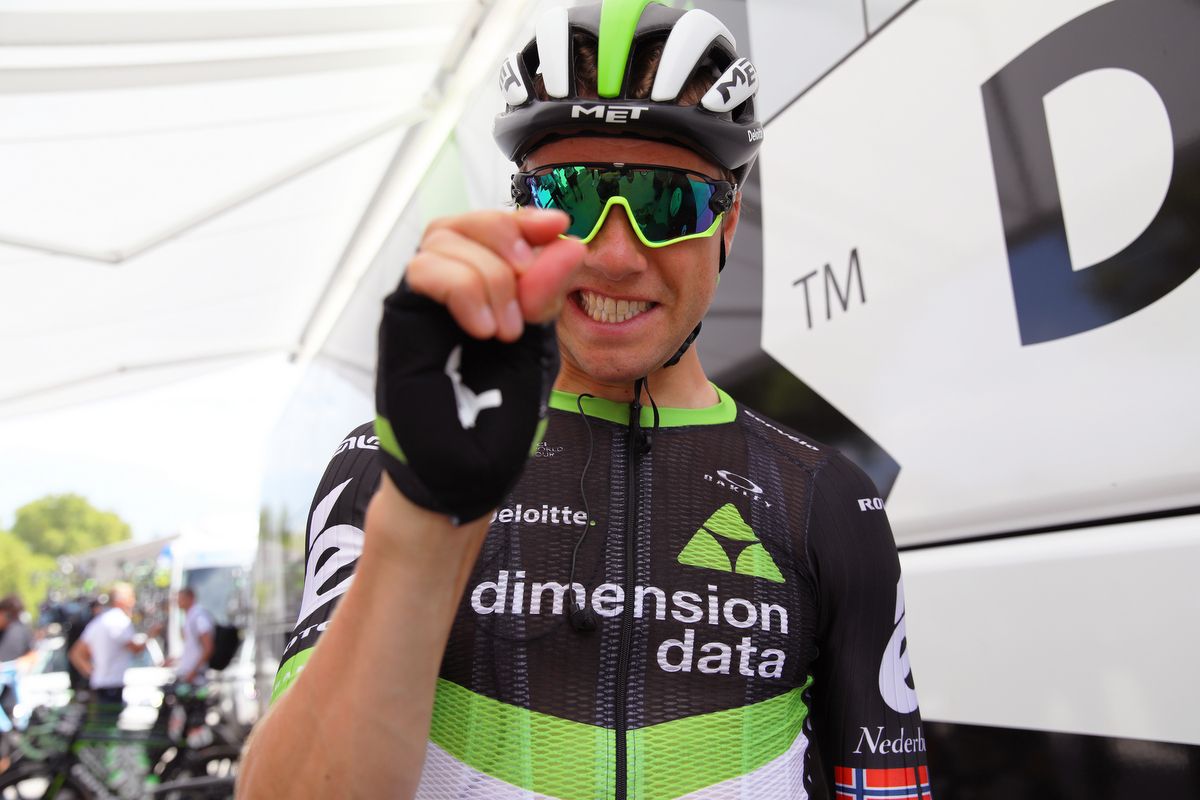 'This much!' Edvald Boasson Hagen on the difference between winning and losing stage 7