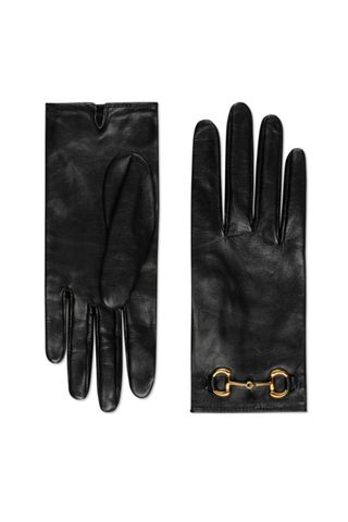 Gucci Leather Gloves With Horsebit