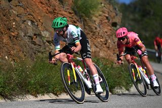 Ben Healy (EF Education-EasyPost) in action at the Volta ao Algarve