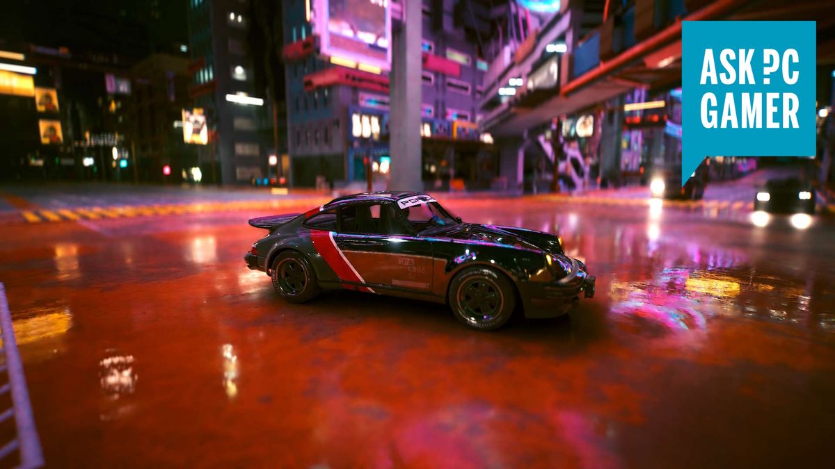 Ray tracing in Cyberpunk.