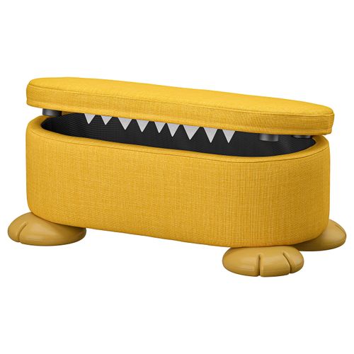 Grejsimojs Pouffe With Storage - Yellow