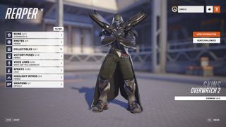 Overwatch 2 Reaper on hero gallery screen