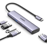 UGREEN Revodok 5 in 1 USB-C Hub: $17.99 $10.99 at Amazon