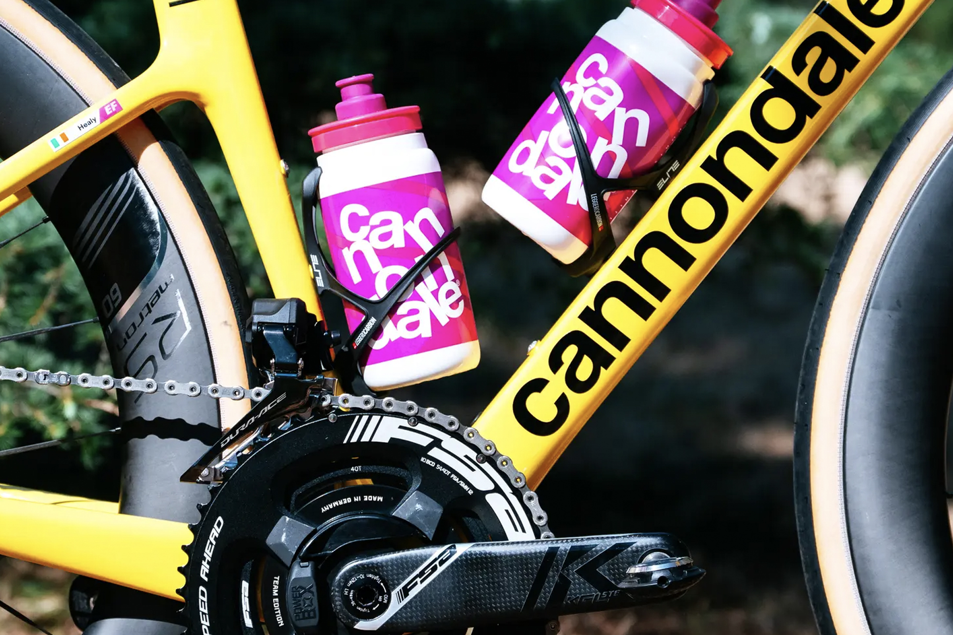 Close up of Ben Healy's Cannondale Lab71 SuperSix Evo