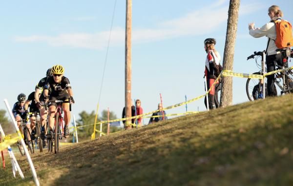 Crystal Anthony drives the leaders.
