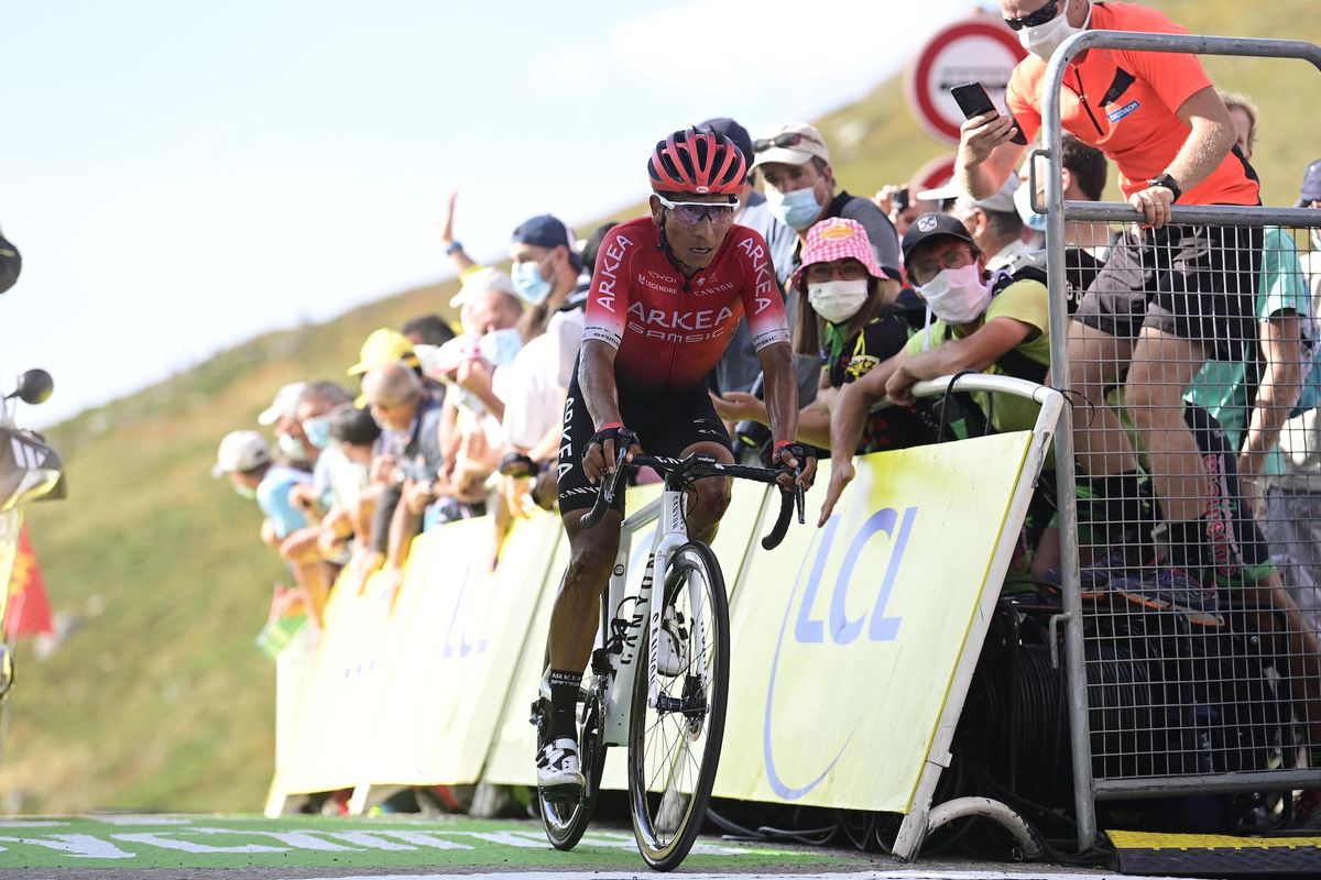 Tour De France 2020 Nairo Quintana Falls Out Of Top 10 On Stage 17 After Being Dropped On First Climb Cycling Weekly