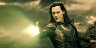 Loki using magic in Thor: The Dark World
