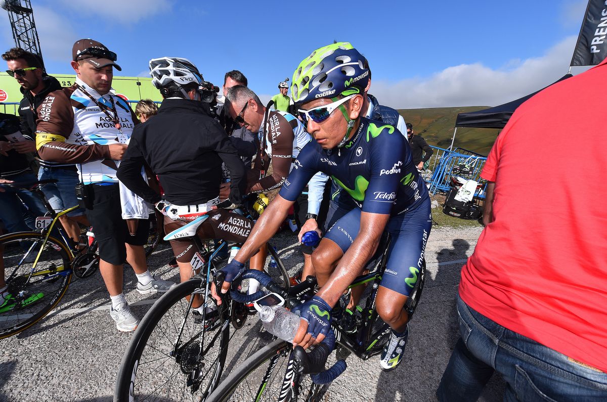 Nairo Quintana (Movistar) after the stage