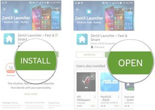 Download and install launcher