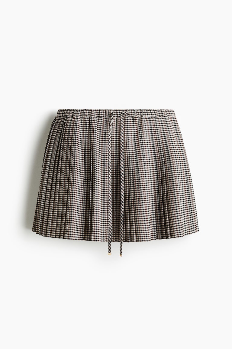 Pleated Mini Skirt