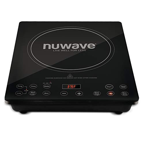 Nuwave Pro Chef Induction Cooktop, Nsf-Certified, Commercial-Grade, Portable, Powerful 1800w, Large 8&amp;rdquo; Heating Coil, 94 Temp Settings 100&amp;deg;f - 575&amp;deg;f in 5&amp;deg;f, Shatter-Proof Ceramic Glass Surface