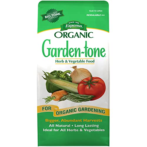 Espoma Organic Garden-Tone 3-4-4 Organic Fertilizer for Cool &amp;amp; Warm Season Vegetables and Herbs. Grow an Abundant Harvest of Nutritious and Flavorful Vegetables &amp;ndash; 4 Lb. Bag.