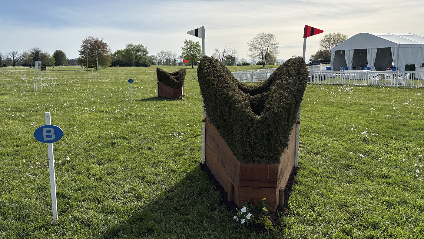 Kentucky Three-Day Event cross-country course 2025: fence 22b