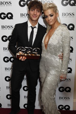 Rita Ora & Paolo Nutini at The GQ Men Of The Year Awards, 2014