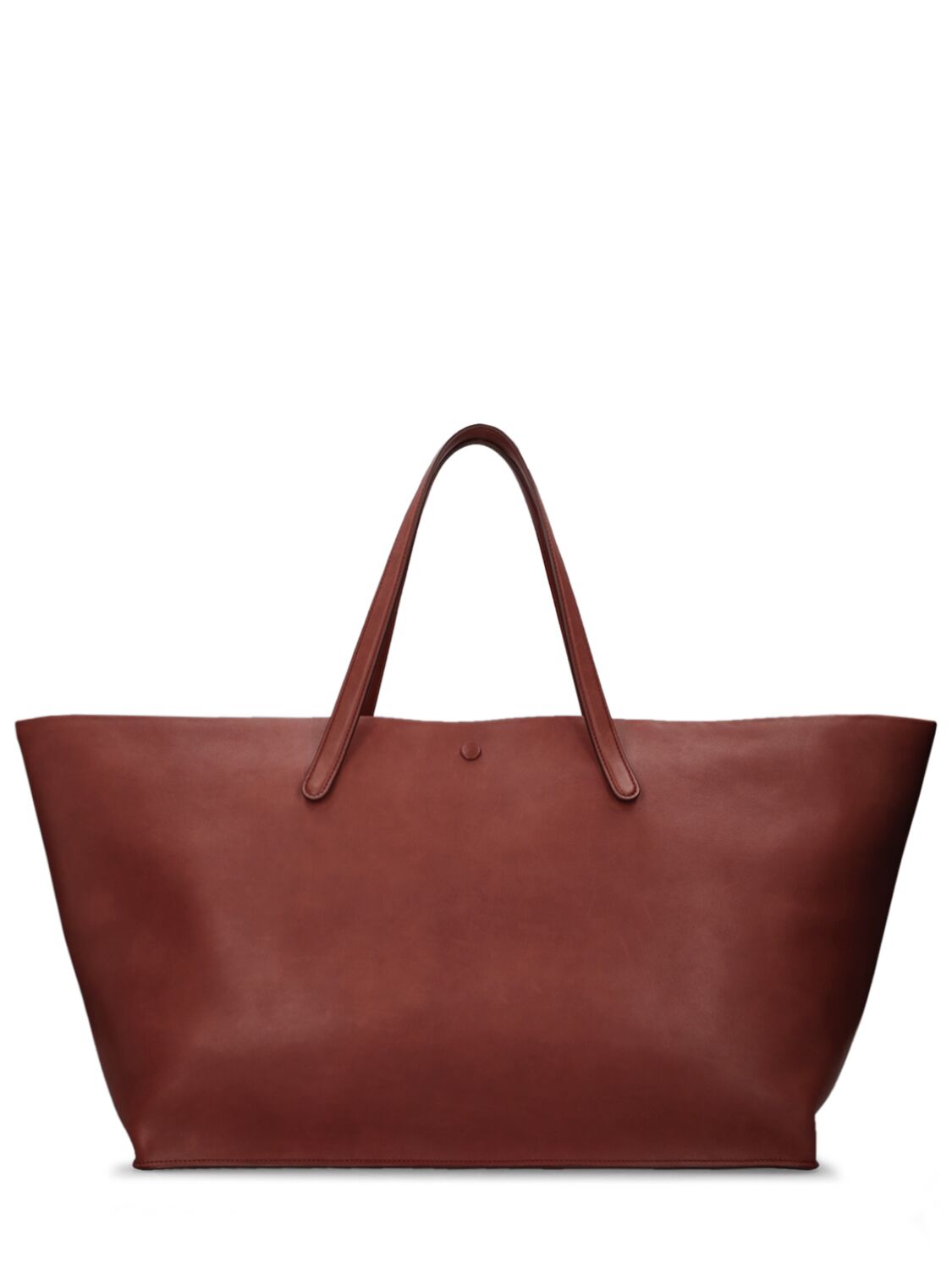 The Row , Xl Idaho Saddle Leather Tote Bag