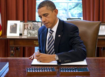 Barack Obama signs debt ceiling bill