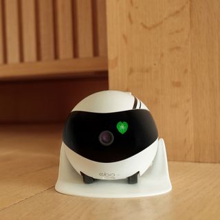 smart home security ball shaped white ebo air device