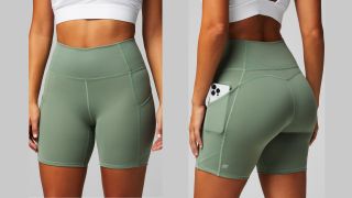 Fabletics Oasis PureLuxe High-Waisted 6in Shorts