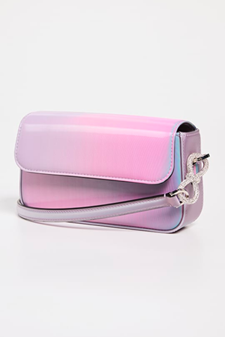 Digital Lavender Color Trend 2023 | Mach & Mach Pink Led Gradient Leather Bag