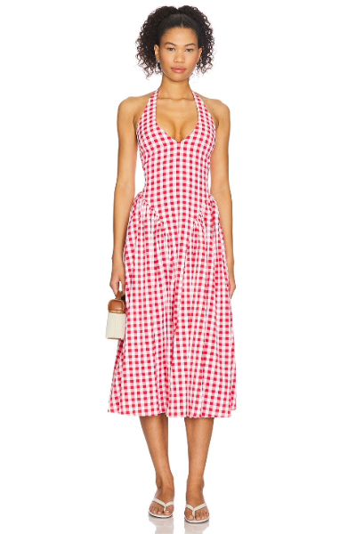 MORE TO COME, Lottie Halter Maxi Dress
