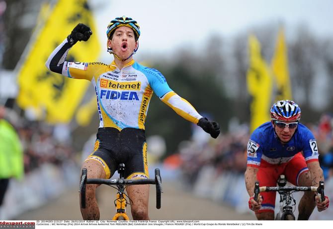 Tom Meeusen (Telenet-Fidea) denied Francis Mourey the victory on his home turf