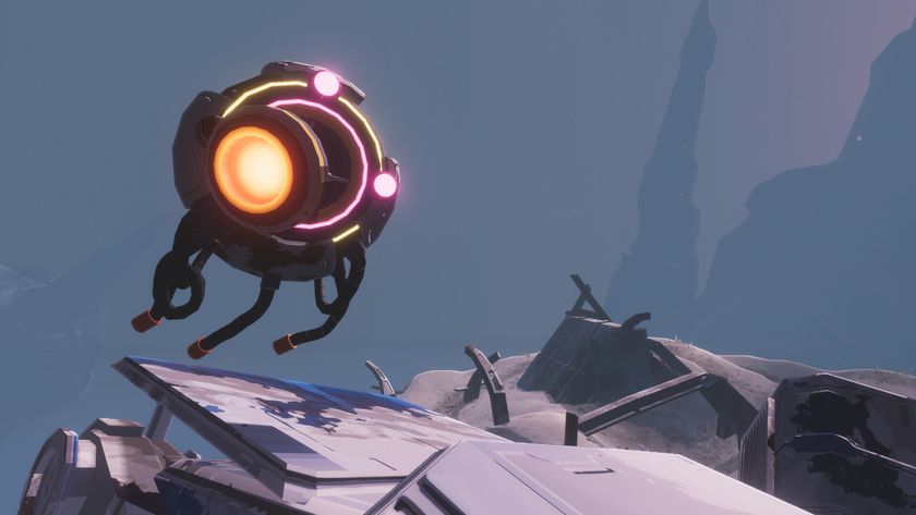 Screenshot from Risk of Rain 2 Alloyed Collective of a new landscape