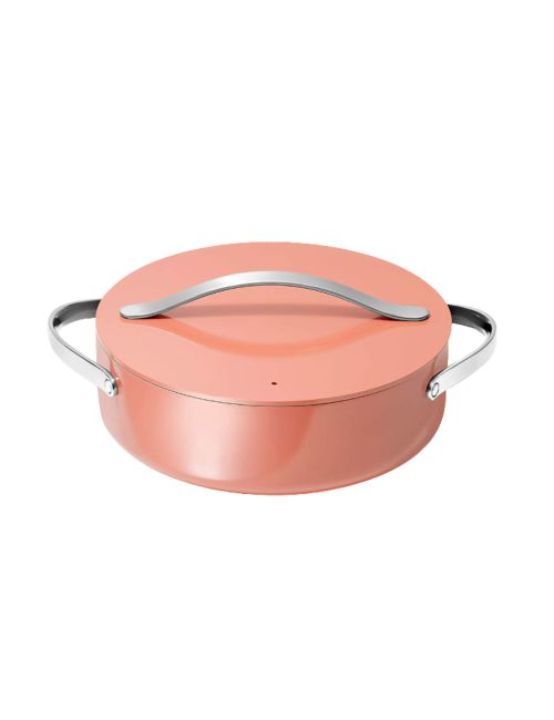 Cookware Plus 6-Qt. Perracotta Ceramic Non-Stick Rondeau Pan