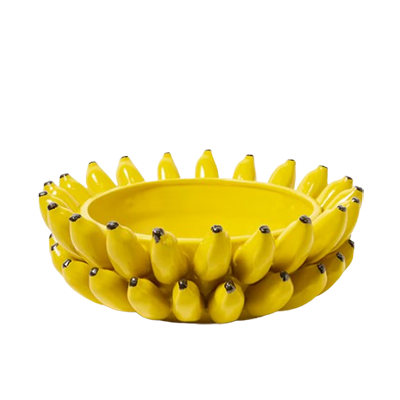 Oliver Bonas yellow banana bowl