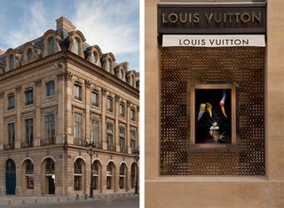The new boutique occupies a prime spot on the corner of the Place Vendôme
