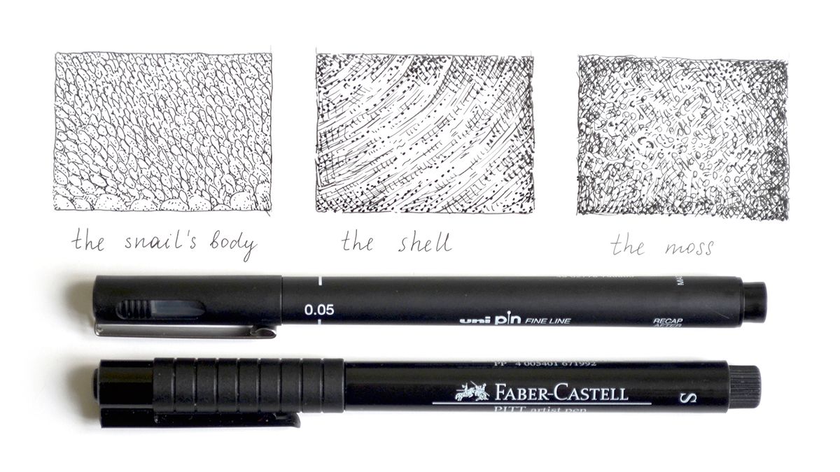 Use different textures for different surfaces in your drawing (scroll right to see these textures in action)