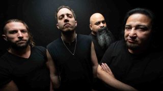 Fear Factory posing for a photograph in 2026
