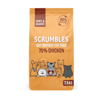 Scrumbles All Natural Dry Cat Food for Senior Cats| 23% off at AmazonWas £22 Now £16.89